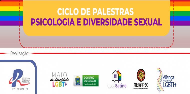 Ciclo de palestras Psicologia e Diversidade Sexual tem início nesta quarta-feira (26)