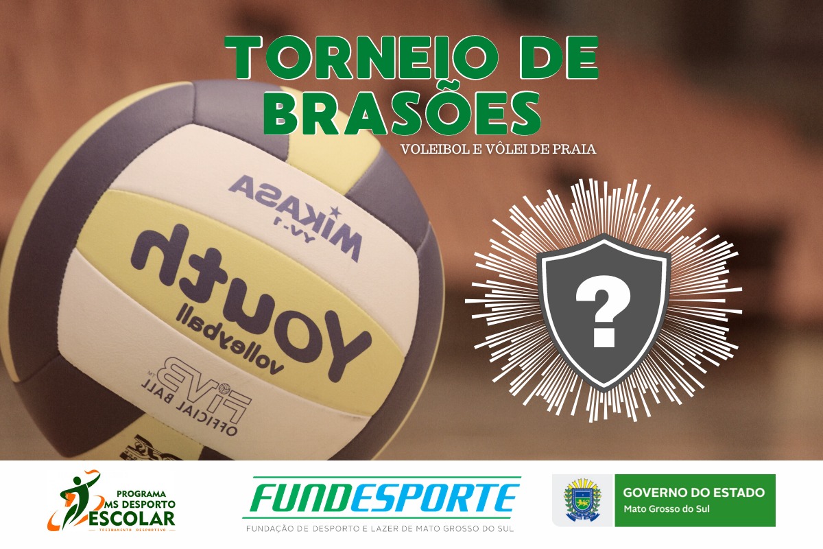 Fundesporte lança torneio de brasões entre equipes de vôlei de escolas estaduais