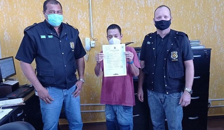 Por intermédio da Agepen, primeira certidão de nascimento digital de preso indígena é emitida em Mato Grosso do Sul