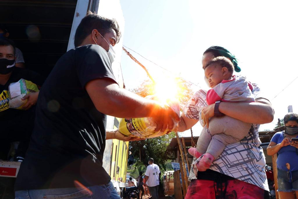 Em 20 dias de campanha, mais de 1 mil cestas básicas foram entregues em Campo Grande