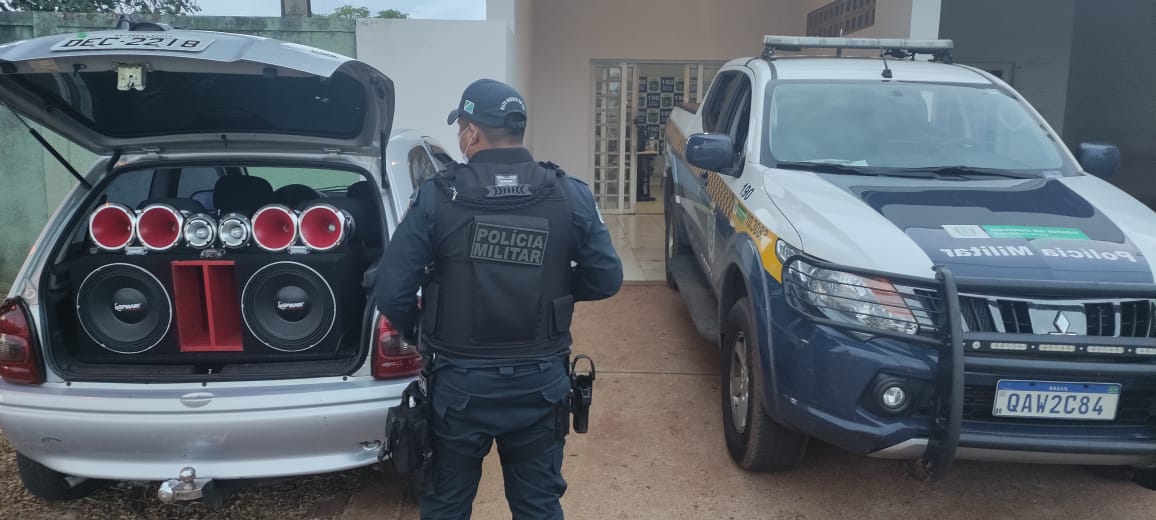 Polícia Militar em Três Lagoas conduz autor de Perturbação do Sossego.