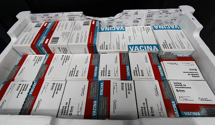 Mato Grosso do Sul recebe 30.420 doses de vacina contra COVID-19 nesta segunda-feira