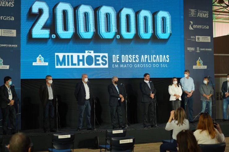 Presidente da ALEMS comemora mais de dois milhões de vacinas aplicadas em MS