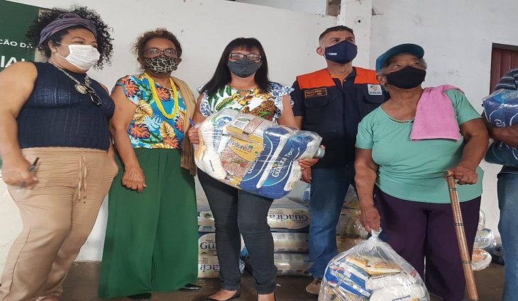 Governo do Estado entrega cesta alimentar para comunidade quilombola em Dourados