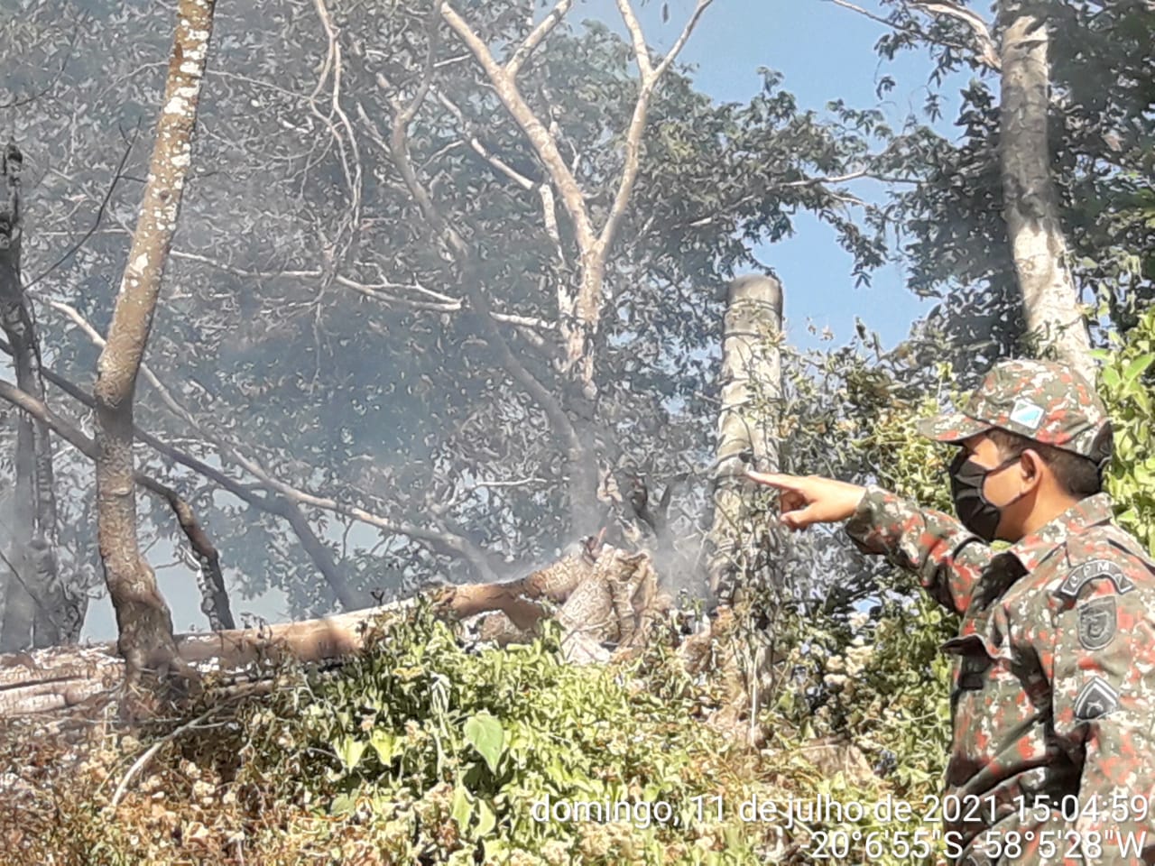 PMA de Corumbá coloca quatro equipes na operação Prolepse, percorre 2.440 km, orienta 56 pessoas em 47 propriedades em 8 dias e debela foco de incêndio no Pantanal da Nhecolândia
