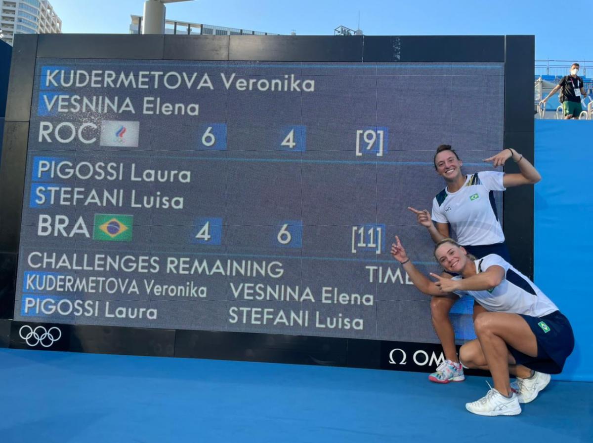 Laura Pigossi e Luisa Stefani conquistam primeira medalha olímpica do tênis brasileiro