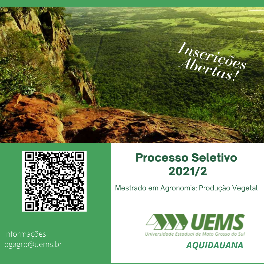 UEMS/Aquidauana: Mestrado em Agronomia abre inscrições para o 2º semestre