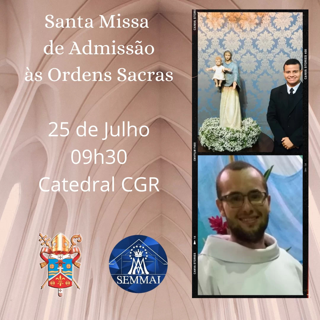 Admissão Às Ordens Sacras: Seminaristas Waldomiro Santos E Ronaldo Corim