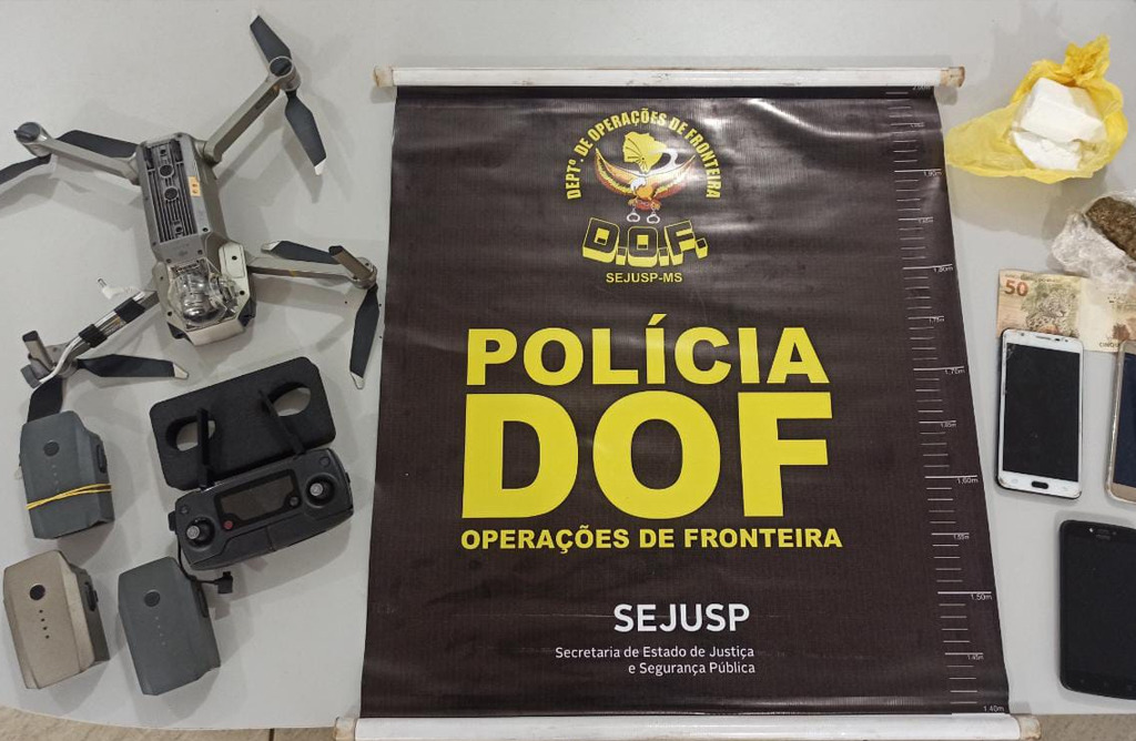 Ocorrências do final de semana: drogas, armas de fogo, munições, veículos furtados e drone foram apreendidos pelo dof no final de semana durante a operação hórus