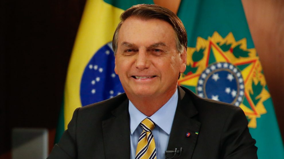 ‘A nossa união nos libertará’, diz presidente Bolsonaro a manifestantes