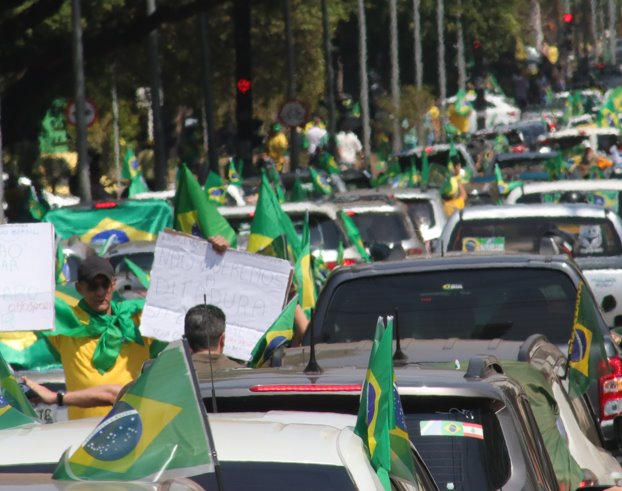 Mais de 60 mil foram as ruas de Campo Grande em apoio ao presidente Jair Bolsonaro
