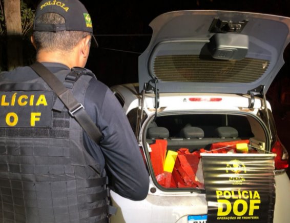 Mais de 670 quilos de drogas foram apreendidos pelo DOF em Douradina durante a Operação Hórus