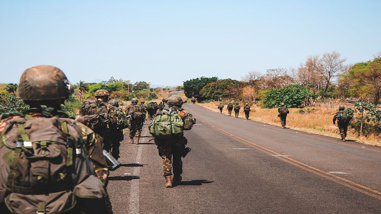 Batalhão pára-quedista realiza exercício de adestramento no Mato Grosso do Sul