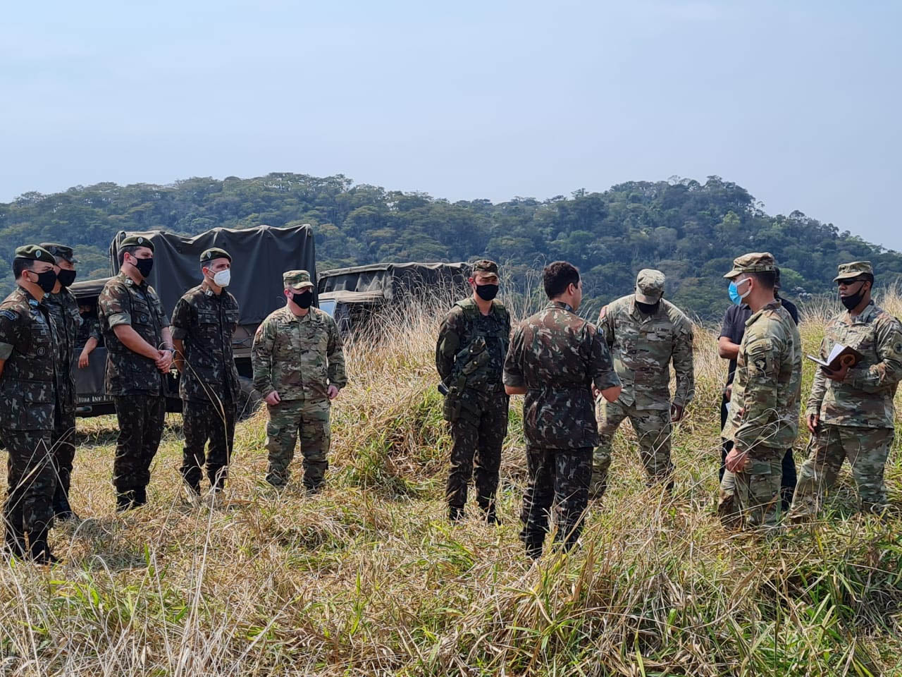 Exército brasileiro finaliza planejamento de exercício com exército dos EUA