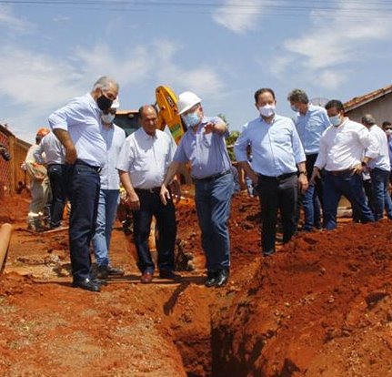 Em Nova Alvorada, governador investe mais de R$ 30 milhões em obras de infraestrutura e saneamento
