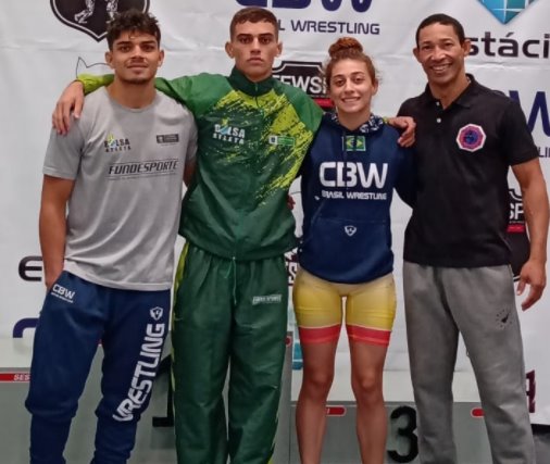 Irmãos Silva vão ao pódio no Campeonato Brasileiro Cadete e Júnior de luta olímpica