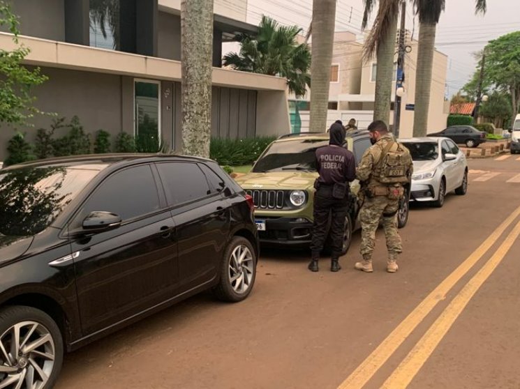 PF fez Operação em Ponta Porã contra o tráfico internacional de drogas e de armas