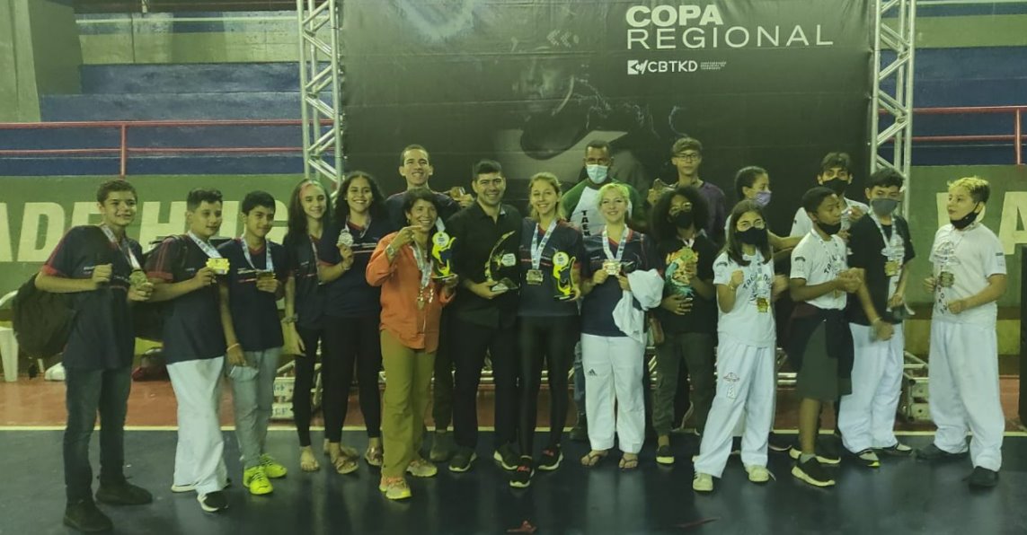 Taekwondo de MS traz 18 medalhas da Copa Regional Centro-Oeste e termina em terceiro