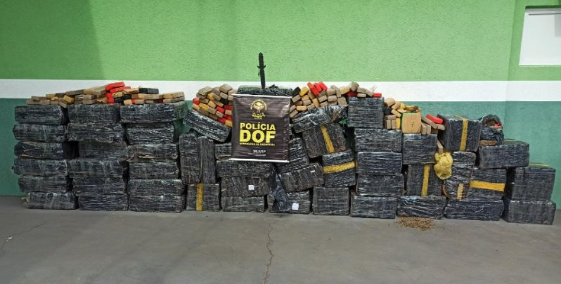 Iguatemi: DOF apreende quase 1.5 tonelada de maconha em dois veículos roubados na MS-295