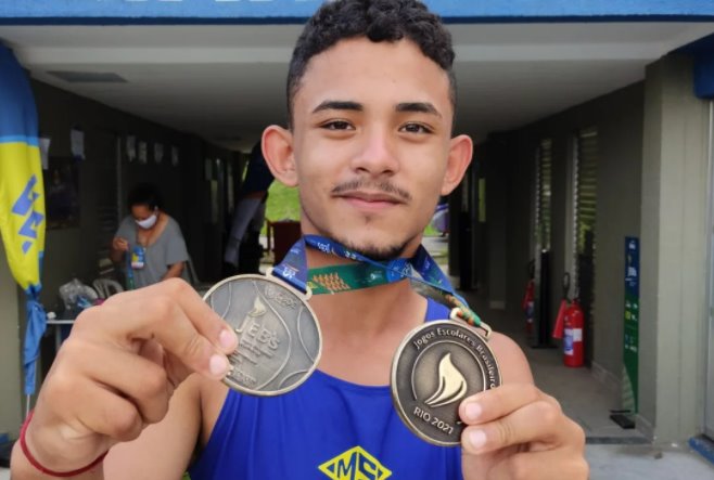 JEB’s 2021: Com sobras, atleta de Ponta Porã chega ao ouro duplo no atletismo