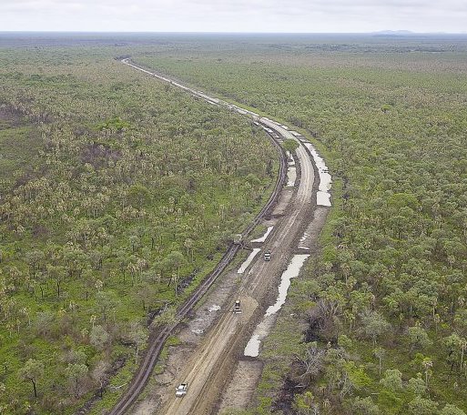 No Pantanal do Nabileque, implantação da estrada do Naitaca tira região do isolamento