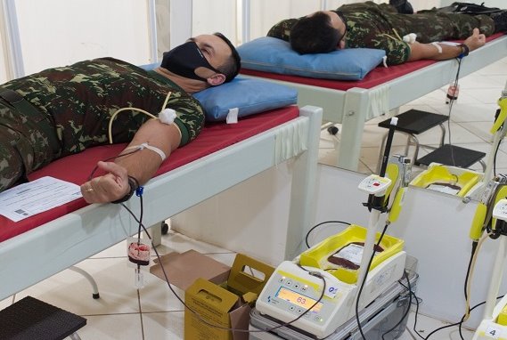 10º Regimento de Cavalaria Mecanizado realizou doação de sangue em Bela Vista