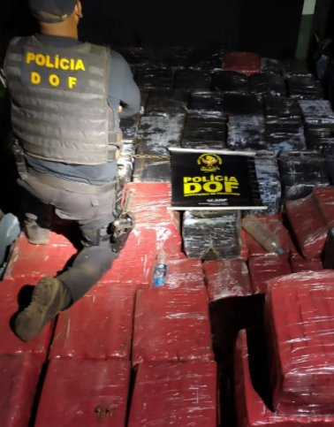 Ponta Porã: Camionete com quase quatro toneladas de maconha foi apreendida pelo DOF