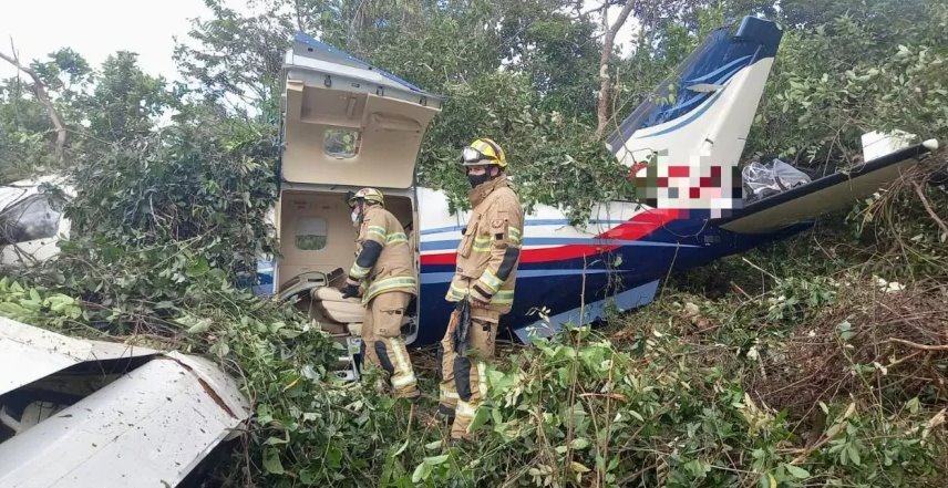 Rajada de vento derruba avião de pequeno porte em Brasília, cinco passageiros saíram ilesos