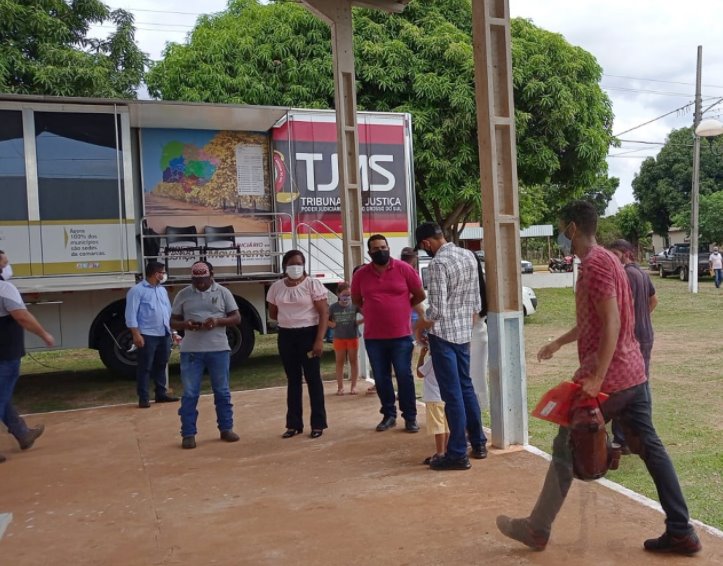 Mais de 500 pessoas circularam pela Carreta da Justiça em Tacuru