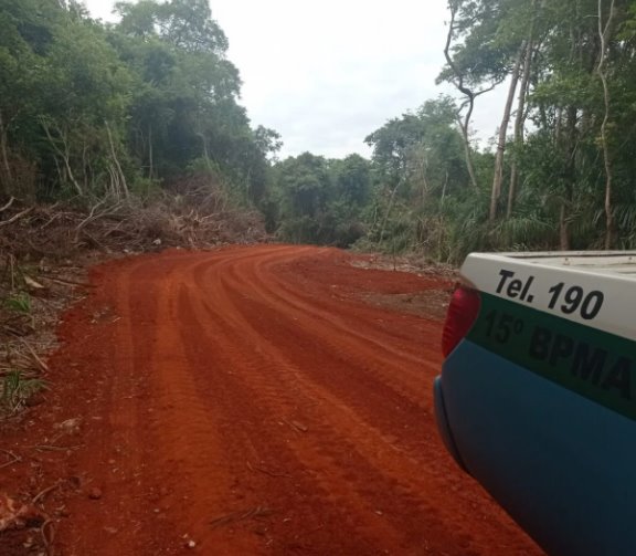 PMA de Bonito autua infrator em R$ 20 mil por abertura ilegal de estrada com derrubada da vegetação para dar acesso a chácaras à margem de rio para serem comercializadas