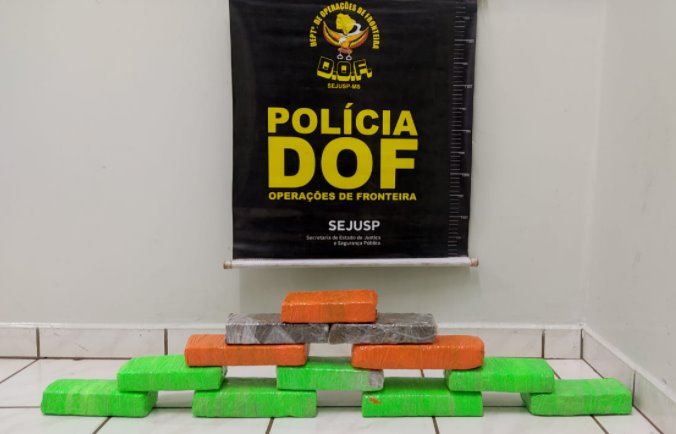 DOF prende mulher transportando droga de Iguatemi para Ivinhema