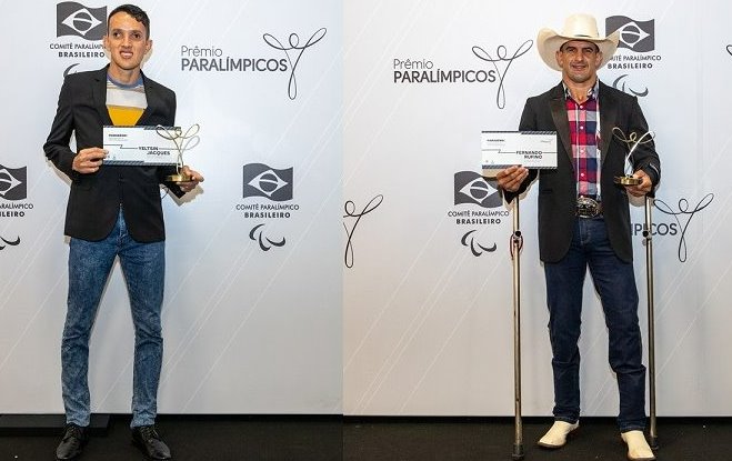 Bolsistas do Governo de MS, Fernando Rufino e Yeltsin Jacques são vencedores do Prêmio Paralímpicos