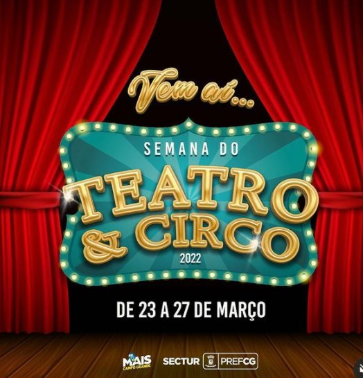 1ª Semana do Teatro e Circo acontece de 23 a 27 em Campo Grande, veja programação
