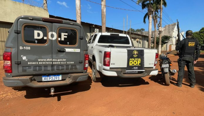 DOF prende homem por receptação em veículo utilizado no tráfico de drogas
