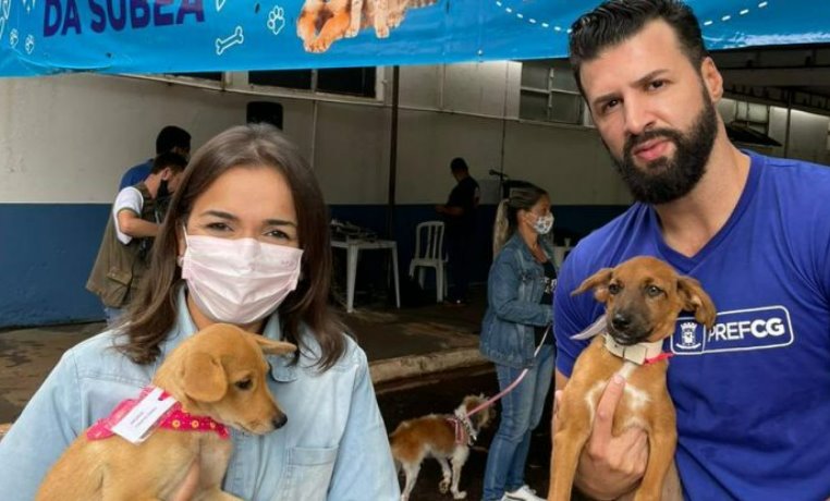 Feira de adoção de pets acontece neste sábado em Campo Grande na Praça do Peixe