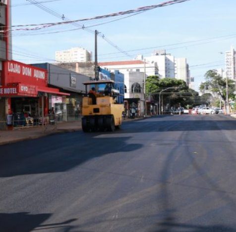 Rua Dom Aquino continua em obras até sexta-feira