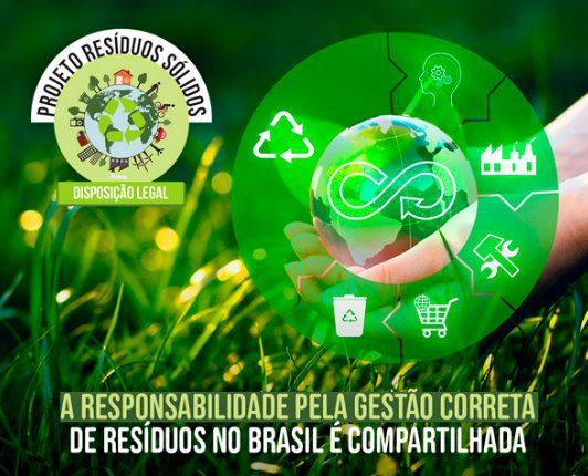 A responsabilidade pela gestão correta de resíduos no Brasil é compartilhada