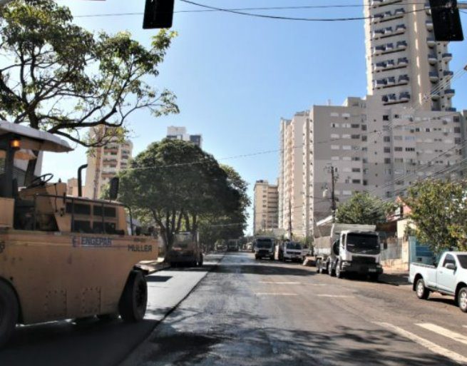 Rua Marechal Rondon recebe obras de recapeamento em novo local nesta quinta-feira (21)