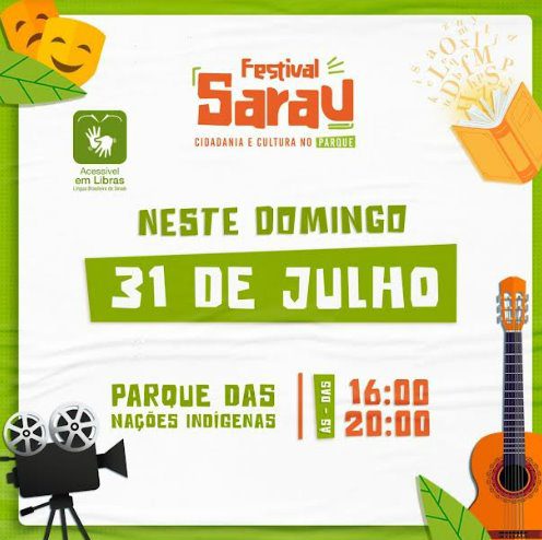 Festival Sarau Cidadania e Cultura encerra primeiro ciclo de apresentações neste domingo