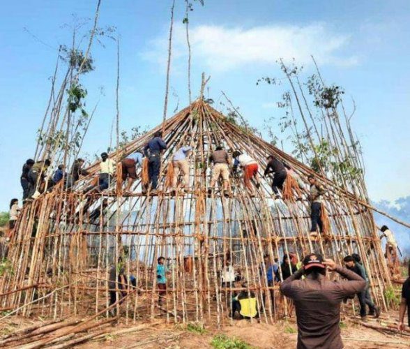 Construções tradicionais da etnia Enawenê-Nawê revelam a riqueza da cultura indígena no Mato Grosso