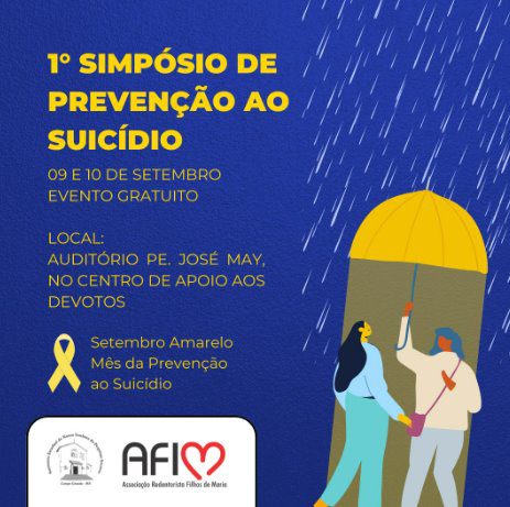 Santuário Nossa Senhora do Perpétuo Socorro e AFIM promovem 1º Simpósio de Prevenção ao Suicídio