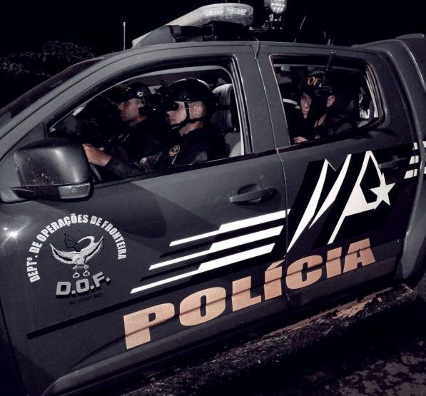 Veículo adulterado e homem foragido da justiça são encaminhados, pelo DOF, à Delegacia de Polícia em Ponta Porã