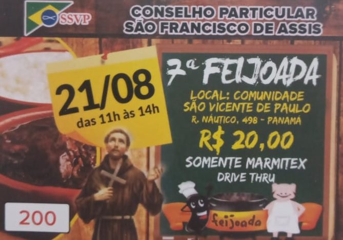 Conselho Particular São Francisco de Assis promove deliciosa feijoada