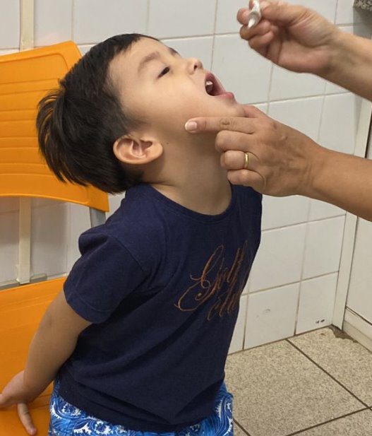 Ministério da Saúde intensifica vacinação contra a poliomielite