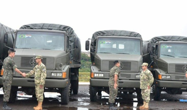 Paraguai vai receber 20 caminhões doados pelo Exército brasileiro