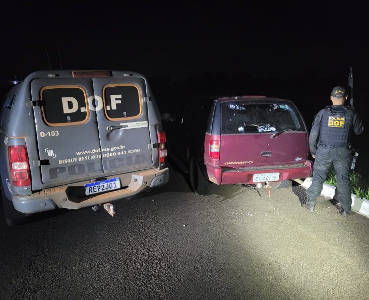 DOF recupera veículo roubado no Paraná próximo à fronteira