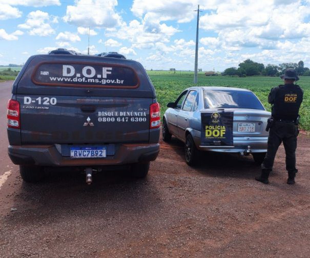Laguna Carapã: DOF recupera veículo roubado no Paraná