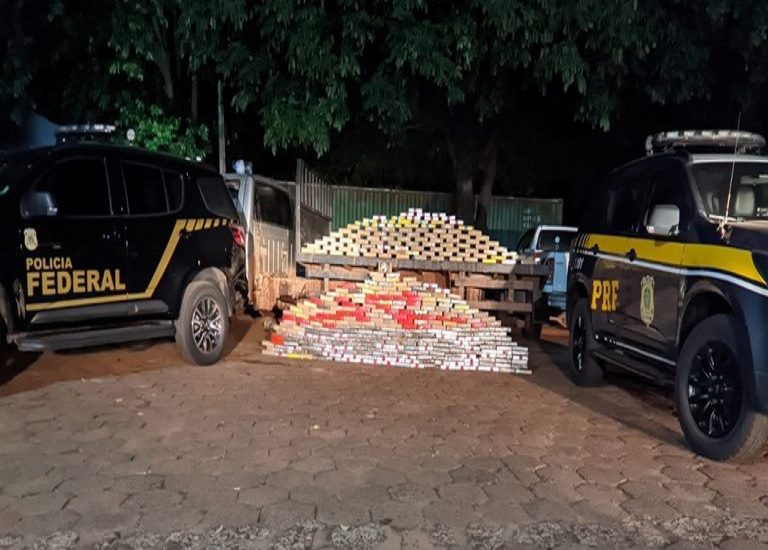 Prejuízo de R$ 72,3 milhões: PRF e PF apreendem 402 Kg de cocaína em Corumbá