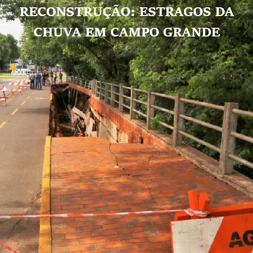Prefeitura recupera estragos da chuva e já planeja reconstrução de trecho de calçada no Lago do Amor