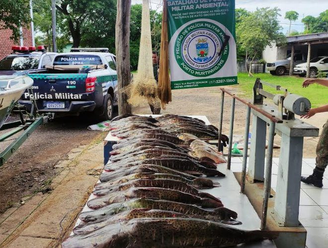 Polícia Militar Ambiental autua 240 pessoas por pesca ilegal, apreende uma tonelada de pescado e aplica R$ 288 mil em multas durante 2022